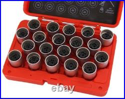 21pc Vauxhall C Opel Gm Locking Wheel Nut Key Set Oem Z16512-181 To Z16512-200