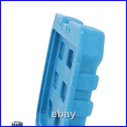 21pcs Wheel Lock Lug Nut Remover Tool Kit With 1/2in Drive Adapter Steel Chr LSO
