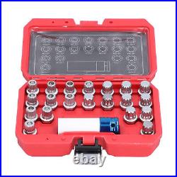 21pcs Wheel Lock Lug Nuts Screw Remover Removal Tool Set For E12 E21 E23 E24