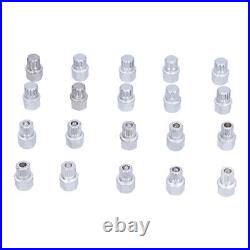 21pcs Wheel Lock Lug Nuts Screw Remover Removal Tool Set For E12 E21 E23 E24