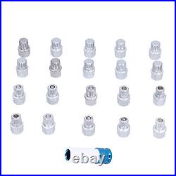 21pcs Wheel Lock Lug Nuts Screw Remover Removal Tool Set For E12 E21 E23 E24