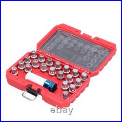 21pcs Wheel Lock Lug Nuts Screw Remover Removal Tool Set Replacement For