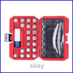 21pcs Wheel Lock Lug Nuts Screw Remover Removal Tool Set Replacement For