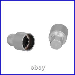 21pcs Wheel Lock Nut Key Set Nut Stud Removal Tool Chrome Vanadium Steel Car