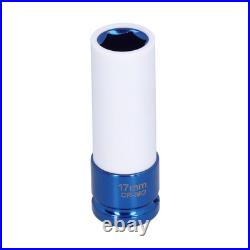 21pcs Wheel Lock Nut Key Set Nut Stud Removal Tool Chrome Vanadium Steel Car