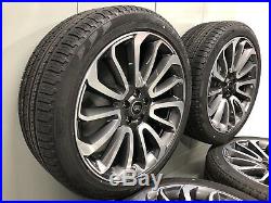 22 Land Rover Ranger Rover Turbine Wheels L405 X 4 With Tyres And Locking Nuts
