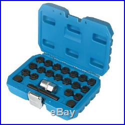 22 Pce Wheel Locking Key Set Audi Anti-Theft Wheel Rim Lug Nut Master Removal