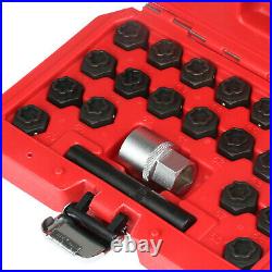 22pc Wheel Locking Lugnut Anti-Theft Removal Screw Master Key Socket Set for BMW