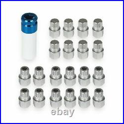 23PCS Wheel Lock Lugnut Anti-theft Lug Removal Key Socket Set Nut Screw For VW