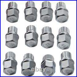 23pc Anti-Theft Wheel Locking Nut Stud Key Socket Set Remover Tool for VW Audi