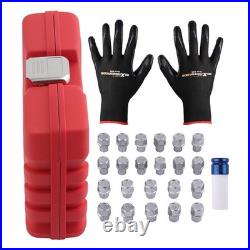 23x Master Locking Wheel Nut Key Set Stud Socket Remover For Audi Vw Seat Skoda