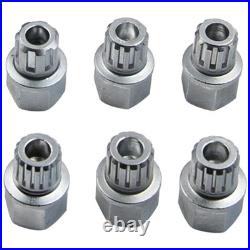 23x Master Locking Wheel Nut Key Set Stud Socket Remover For Audi Vw Seat Skoda