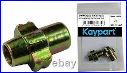 2 X Dynomec Blade C McGard Locking Wheel Nut Removal Tool Franklin AFT014 AFT25