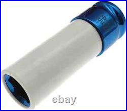30PC Wheel Lock Lug Nut Anti-theft Screw Nut Removal Key Socket For Benz Silver
