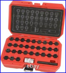 32pc Locking Wheel Nut Socket Set 1/2in Drive for Mercedes Benz