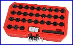 32pc Rim Lock Socket Set Mercedes Benz Lockable Wheel Nuts