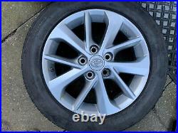 4 Alloy Wheels 16 With Tyres, Centre Caps & Lock Nuts