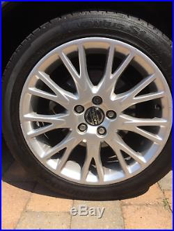 4 Genuine VOLVO ORPHEUS Alloy Wheels (rims only no tyres) Locking Nuts & Socket