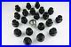 4 Satin BLACK Locking wheel nuts & 16 Nuts for Range Rover 2006 to now