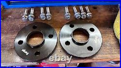 4 X Forge Hubcentric Wheel Spacers 16mm 4x98 PCD With Wheel Nuts / Locking Nuts