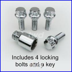 4 x ALLOY WHEEL LOCKING BOLTS FOR VOLVO XC90 MK1 (2002-2015) STUD LUG NUTS Z0b