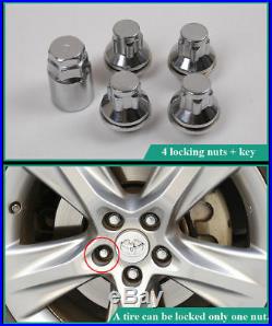 4x (M12x1.5) Locking Wheel Nuts Bolts Anti-theft Security Key fit for Toyata