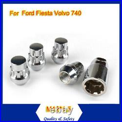 4x for Ford Fiesta 95-17 MK Locking Alloy Wheel Nut Security Lug Bolt M12x1.5