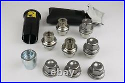 5 Wheel Locking nuts for Genuine alloy wheels for all Defenders 1983 to 2016