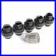 5 x Genuine Land Rover Locking Wheel Nuts 14x1.50 Black LAND ROVER DEFENDER 130