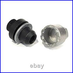 5 x Genuine Land Rover Locking Wheel Nuts 14x1.50 Black Land Rover Defender 90