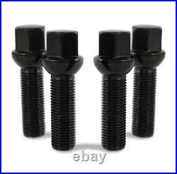 8 Black 40mm Extended Radius Wheel Bolts Nuts and Locks for Audi RS5 Quattro