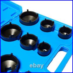 9 Piece Grooved Locking Wheel Nut Remover Socket Set