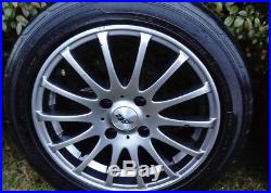 AEZ (xylo) Alloy Wheels & tyres 4x114.3 + locking wheel nuts, off Volvo Car