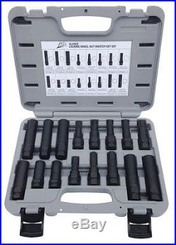 ATD 16pc Locking Wheel Lug Nut Master Key Socket Set #3065