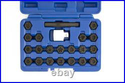 AUDI Locking Wheel Rim Nut Removal Tool Key Set 20 ADAPTER 1/2 Drive