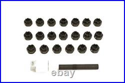 AUDI Locking Wheel Rim Nut Removal Tool Key Set 20 ADAPTER 1/2 Drive