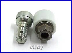 AUDI WHEEL LOCKING NUT BOLT KEY HEX 17mm CODE LETTER Q + LOCKING BOLT GENUINE