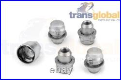 Alloy Wheel Nut x4 & Locking Wheel Nut Set for LR Discovery Range Rover S OEM