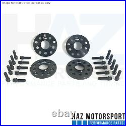 Alloy Wheel Spacer Kit 11mm Front/Rear + Extended Bolts Locking Nuts Audi S4 B9