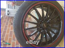 Alloy wheels With Tyres mint condition 17 inch 4 stud multifit with locking nut