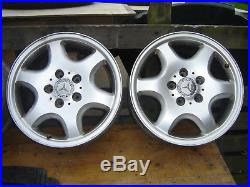 Alloy wheels X 4 Mercedes slk 170 with nuts and 4 X locking nuts & key