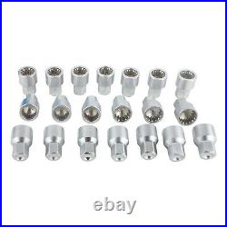 Anti Theft Locking Wheel Nut Bolt Stud Remove Extractor Twist Socket for Porsche