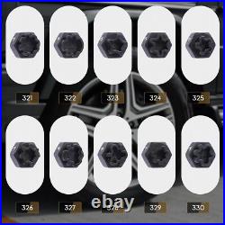 Anti Theft Master Locking Wheel Nut Key Socket Set Removal Kit for Mercedes Benz