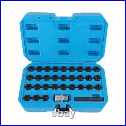 Anti Theft Master Locking Wheel Nut Key Socket Set Removal Kit for Mercedes Benz
