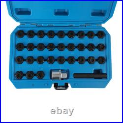 Anti Theft Master Locking Wheel Nut Key Socket Set Removal Kit for Mercedes Benz