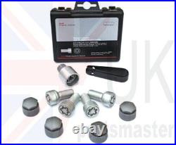 Audi New Genuine Anti-theft Locking Wheels Nut Bolts Kit Set 4f0071455
