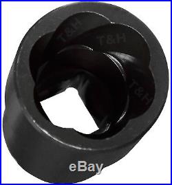 BERGEN IMPACT Twist Socket Set Locking Wheel Nut Remover Nut Bolt Stud Extractor