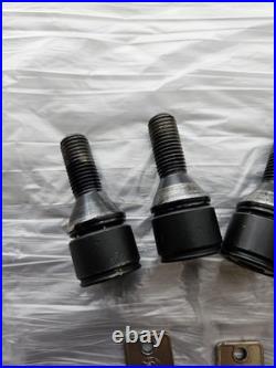 BMW E30 E28 E21 Keyed Wheel Bolts With Caps & Key Locking Wheel Nuts