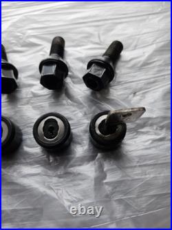 BMW E30 E28 E21 Keyed Wheel Bolts With Caps & Key Locking Wheel Nuts