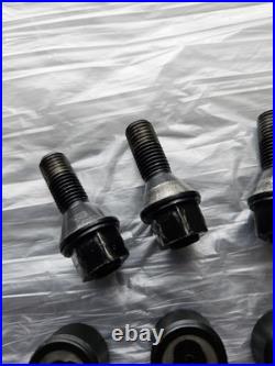 BMW E30 E28 E21 Keyed Wheel Bolts With Caps & Key Locking Wheel Nuts